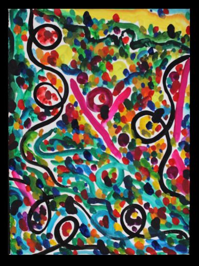 India field watercolors were made in Rishikesh and honor the mother Ganges river energy I had a chan