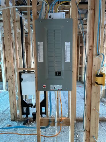Residential electrical panel.