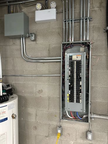 Commercial electrical panel.