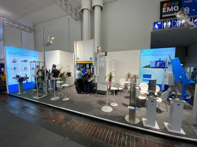 Messestand der IMM Maschinenbau GmbH auf der EMO in Hannover