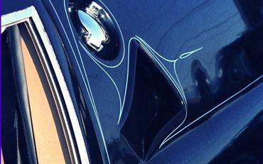 The side of a black Lotus Europa
