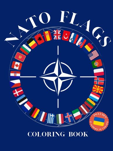 nato world flags and maps coloring books for kids