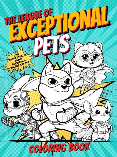super pets coloring book for kids learn about physical and online safety
