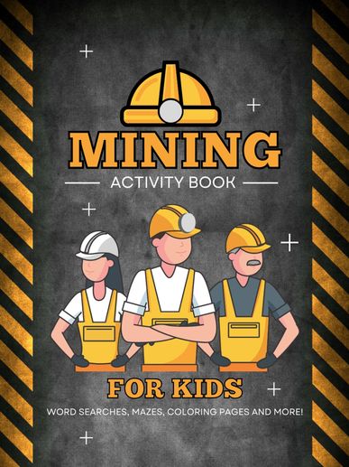 mining activity book for kids