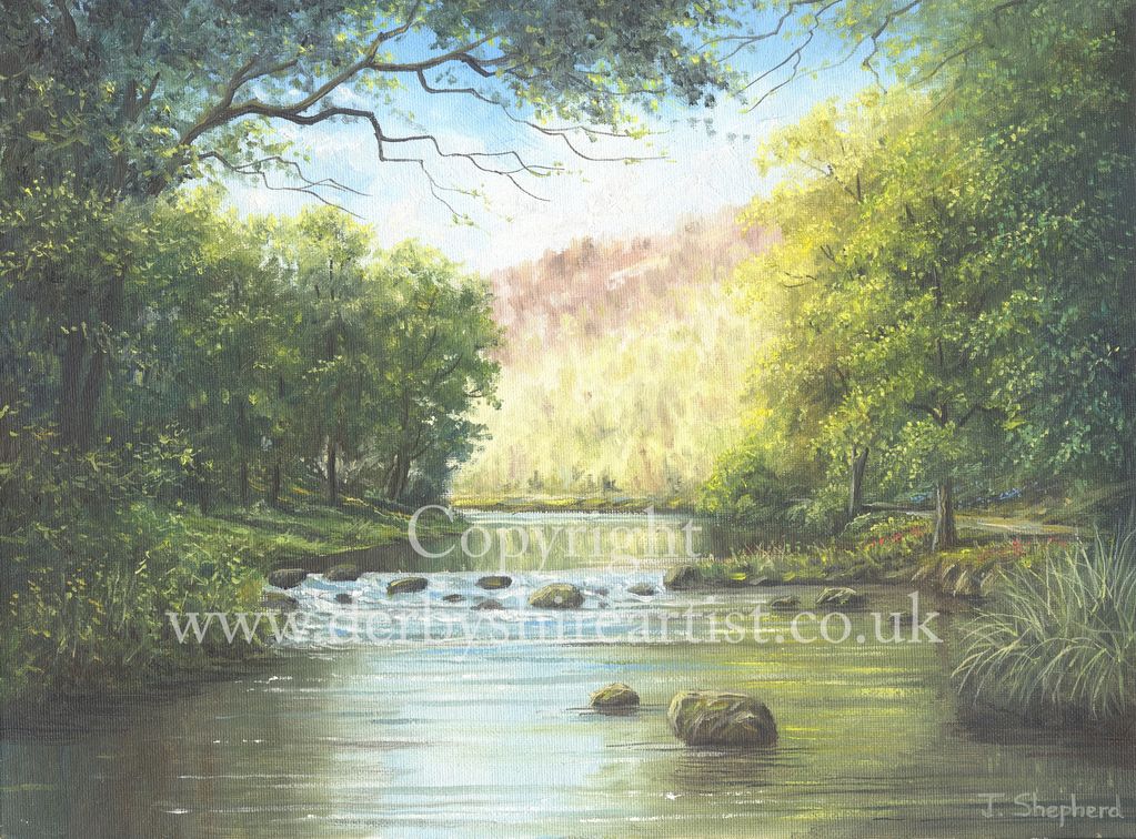 Derbyshire prints of Cheedale.