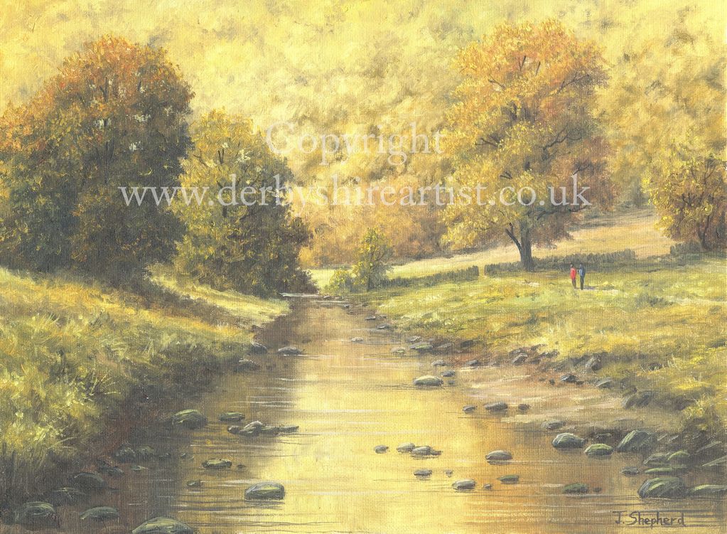 Derbyshire prints of Dovedale in Autumn.