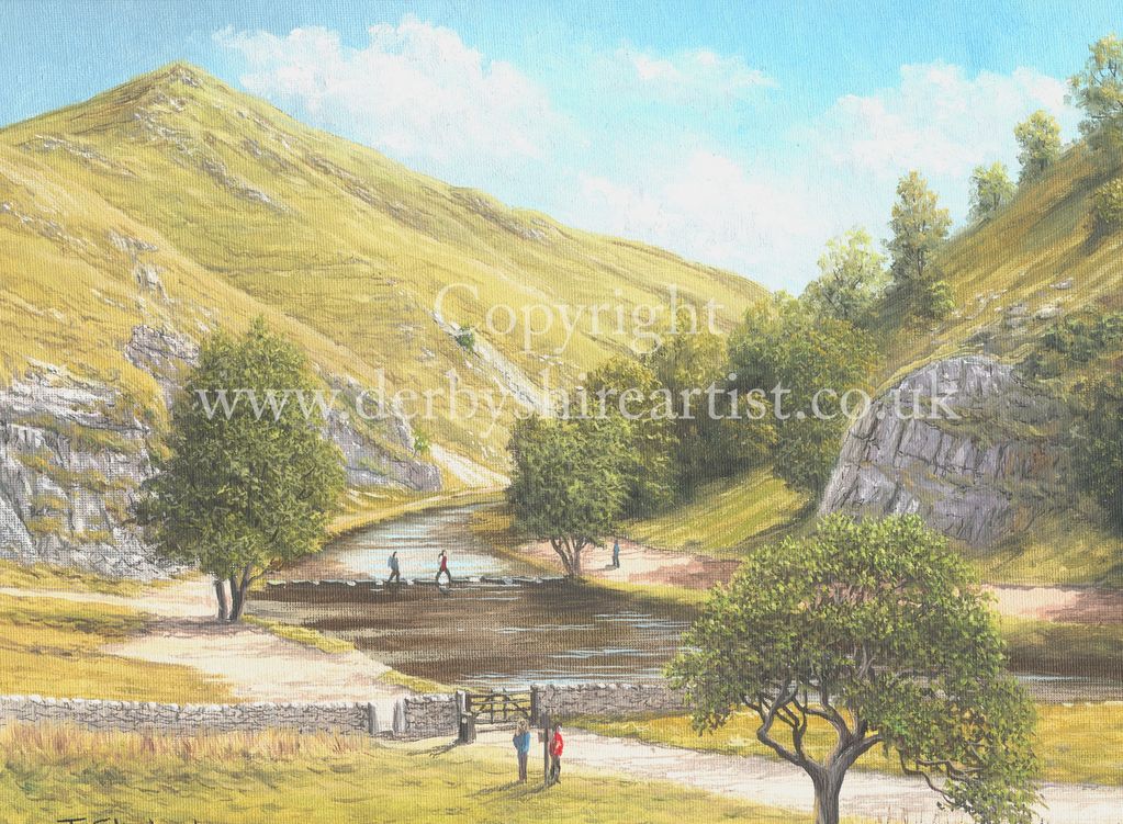 Derbyshire prints of Dovedale.