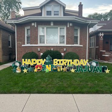 Birthday Yard Card Rental