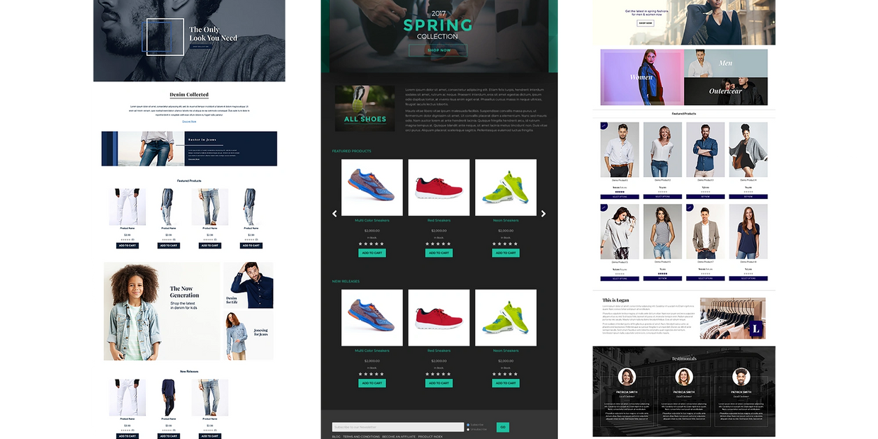 Premium Themes for the Clothing and Apparel Industry