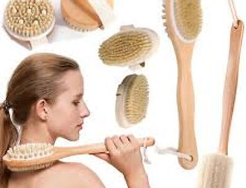 Long handled shower brush