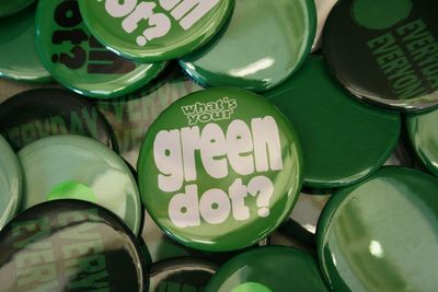 Green dot buttons that read "What's your green dot?"