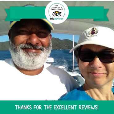 Ian and Caroline- Owners of Spectrum Charters