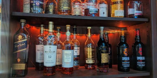 Top Shelf Scotch and Bourbons