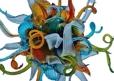 Chihuly's glassworks-St Louis Arboretum