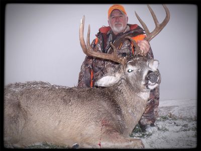 Donald H with his Trophy Buck 
