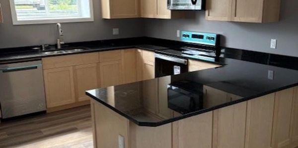 Granite kitchen countertop installed in Guelph—durable, elegant, and locally crafted near you.