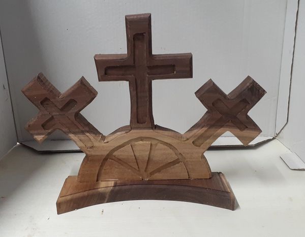 walnut triple cross