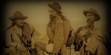 Ghostly Image of Civil War Soldiers. Ghost Tours. Cemetery Tours.