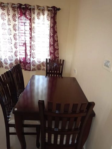 Dining table with four chairs