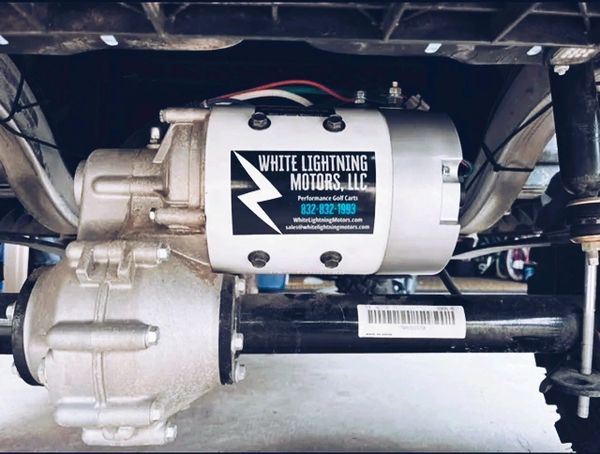 Golf Cart Performance upgrades. White Lightning Motors.