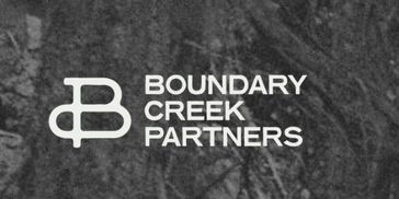 Logo of Boundary Creek Partners with stylized 'B' on a textured background.