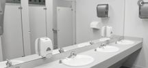 Rental Space includes: Spacious & clean restrooms.