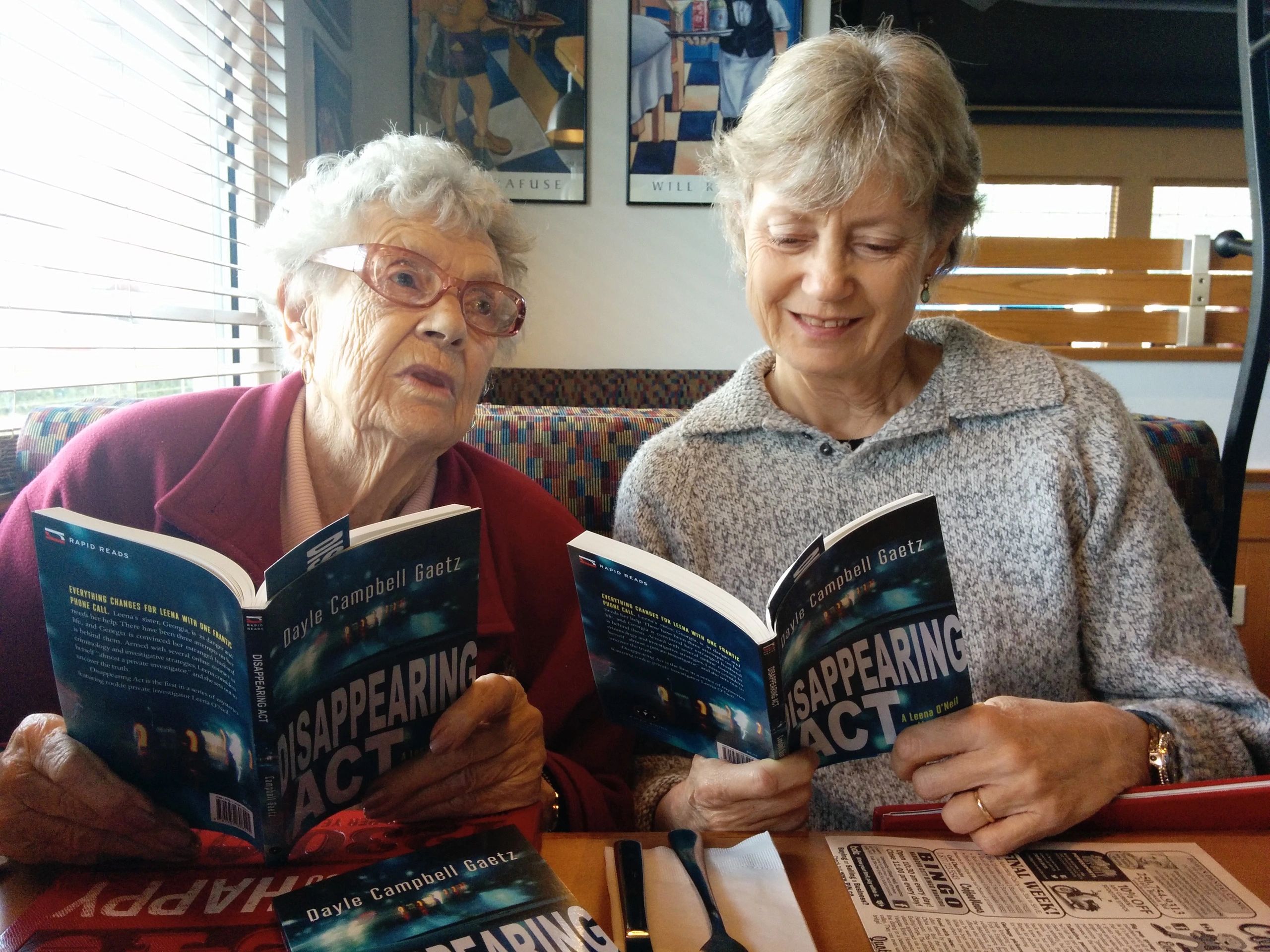 "Disappearing Act," a quick and easy read read for adults on the go, ESL, and Adult Literacy