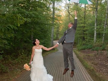 A couple who just got married