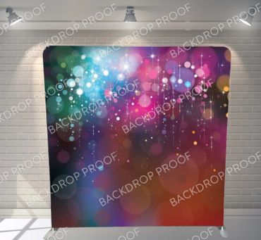 Disco Bokeh Backdrop for Photo Booth Rental, VIP Step and Repeat or Video Guestbook Activation.