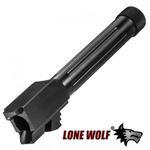 Threaded pistol barrel