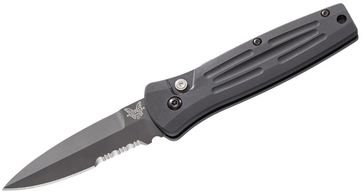Benchmade Stimulus mini black part serrated