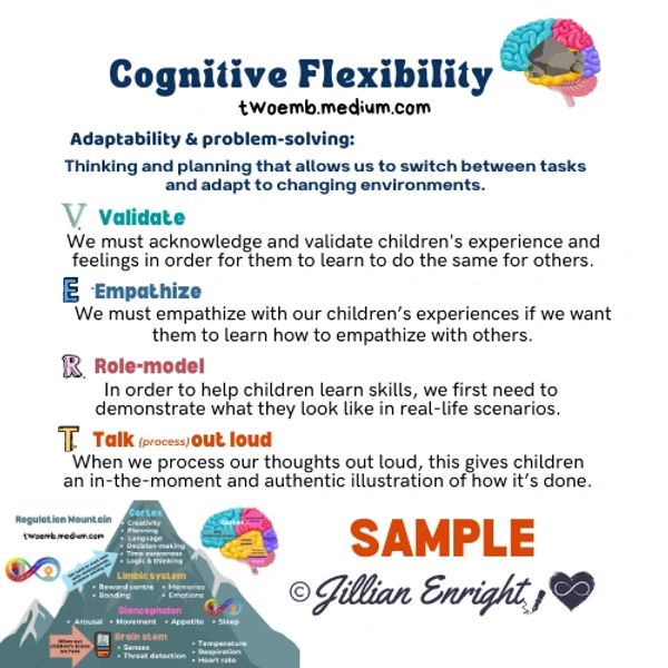 Teaching cognitive flexibility product sample.