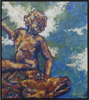 Dans Les Nuages (In the Clouds)
Oil on Canvas