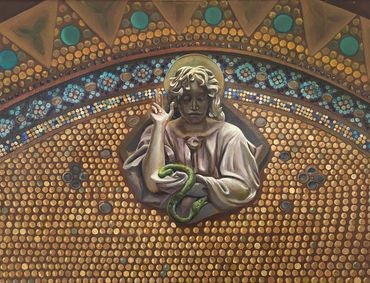 Des Dieux et Serpents (Of G-ds and Serpents)
Oil on Canvas