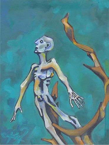 Ascension 
Oil on Canvas