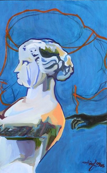 Premiere Reconcontre
Oil on Wood