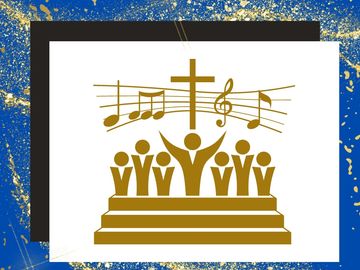 Singing in church
