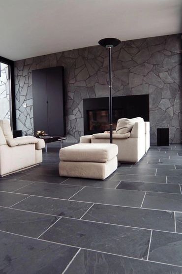 Pendeen Natural Slate™ Graphite slate flooring