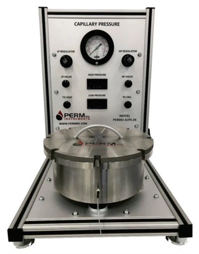 Capillary pressure apparatus.