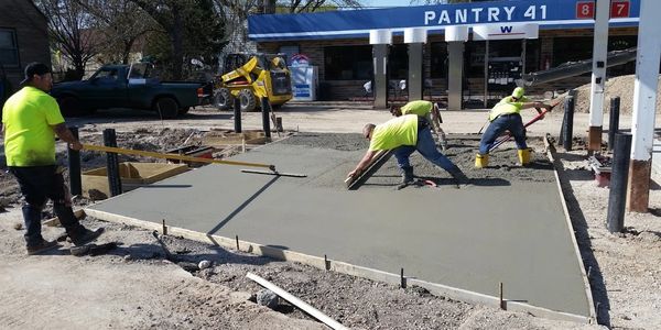 8110 W. Capitol Dr.  Gas station concrete removal, tanks, asphalt, and  installation.