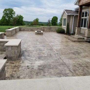 Decorative Concrete Patio