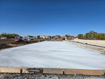 Concrete Paving for a parking lot
