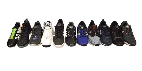 Men's athletic footwear from Under Armour, Adidas, The North Face and more.