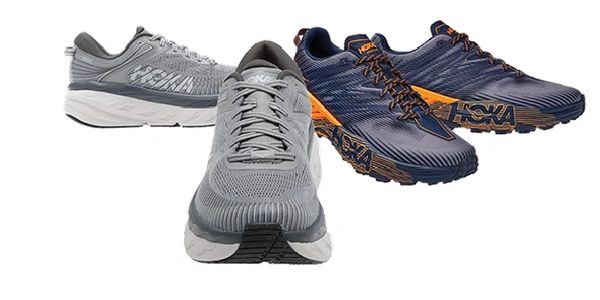 Athletic footwear from Hoka