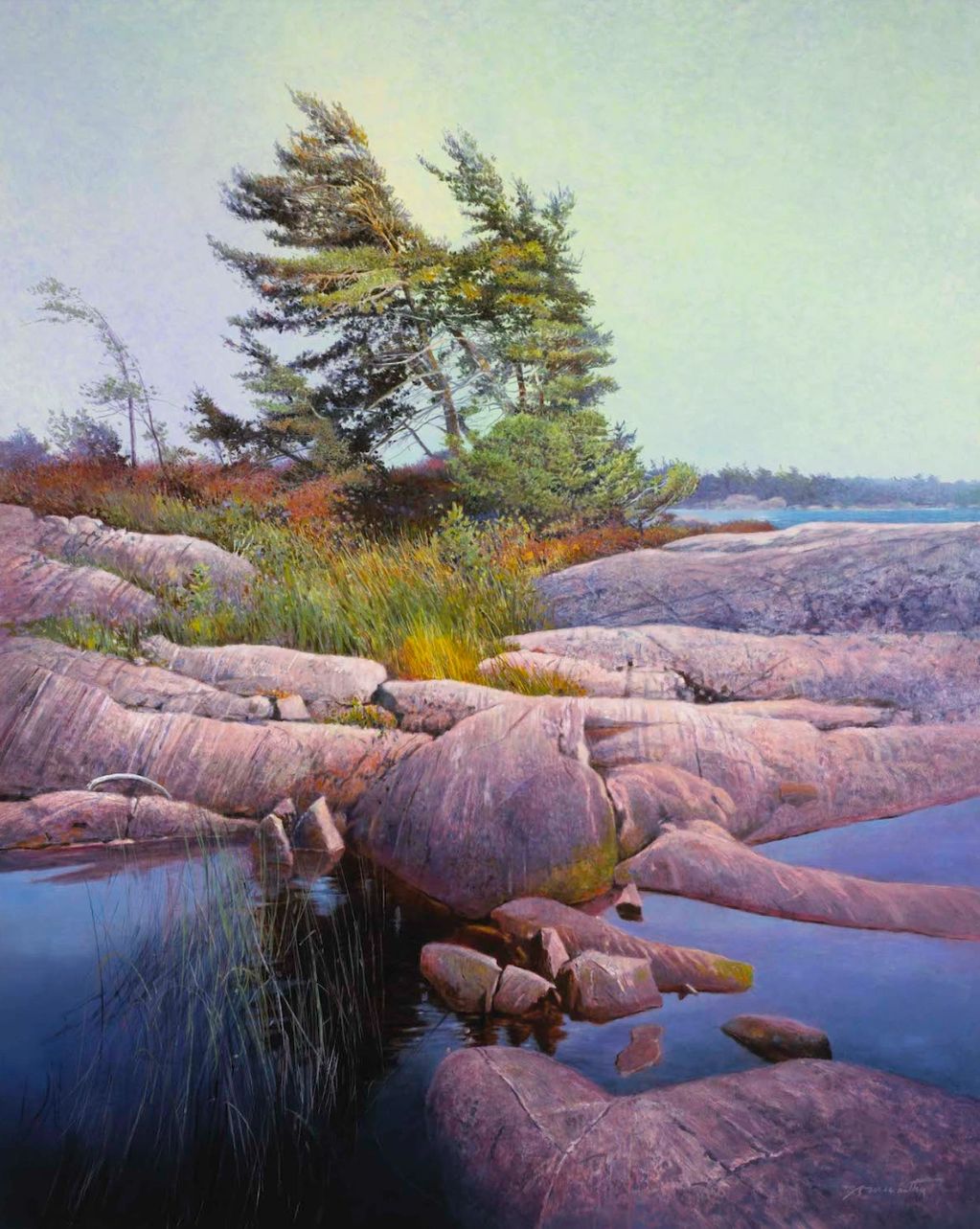 "Windswept," oil, 60x48"