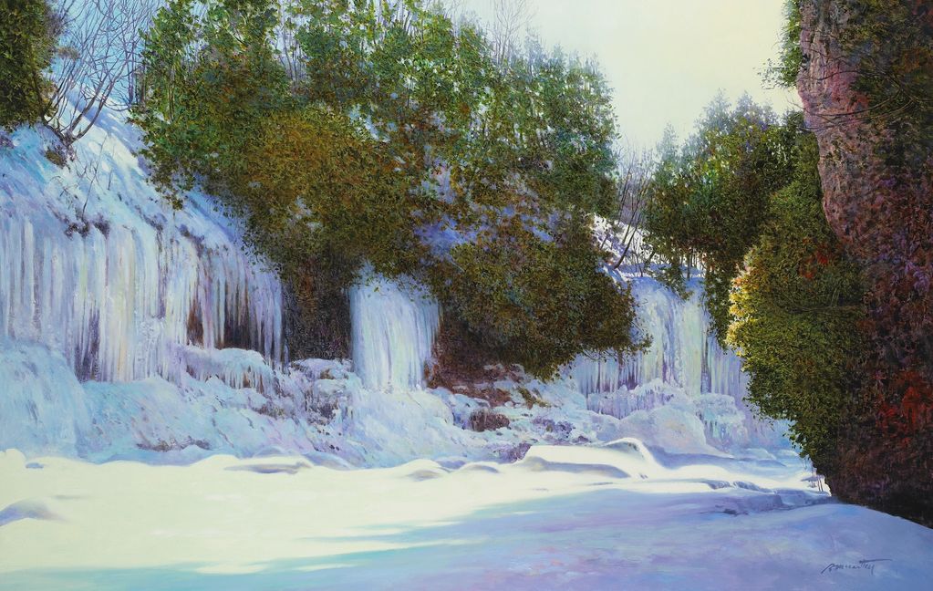 "Around the Bend" 40x60"