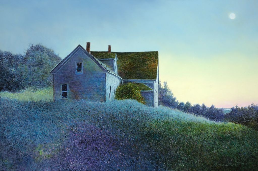 "Dusk at Craigmore" oil, 48x32"