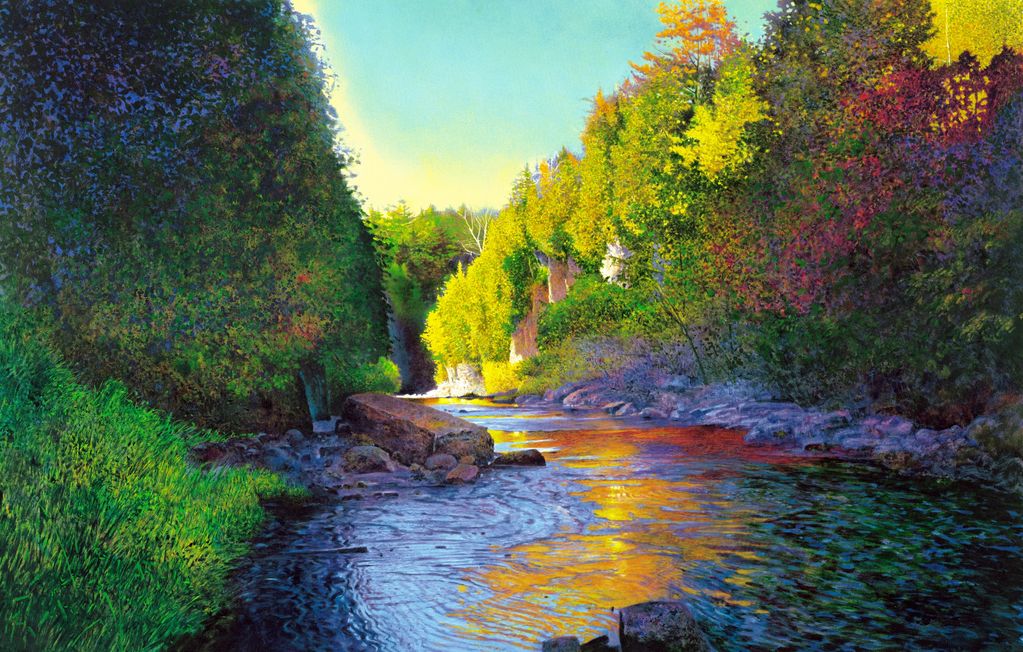 "Regal Light," oil, 40x60"
