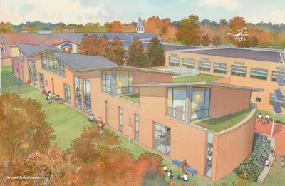 Design of new addition, Our Lady of Mercy School.