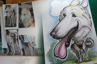 Pet caricatures